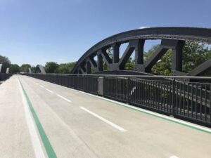 Das neueröffnete Teilstück des Radschnellwegs Ruhr (RS1) in Mülheim. Foto: RVR Foto: RVR